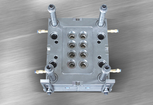 Injection screw bottle cap mould